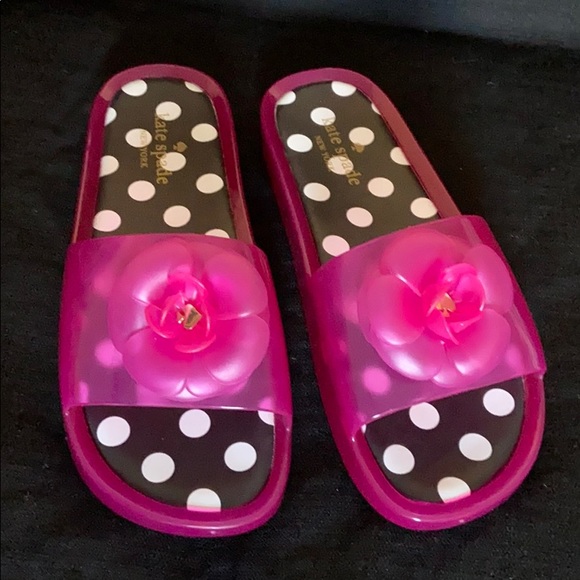 kate spade Shoes Kate Spade Pink Splash Jelly Sandals Poshmark